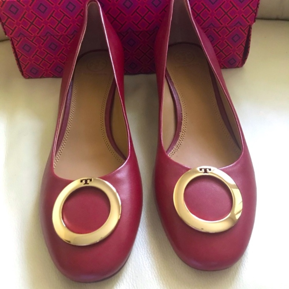 NIB Red Tory Burch Caterina Pump Size 11